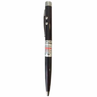 Teiton 3in1 Pulpen Laser LED Balpoint Pen Multifungsi - Hitam