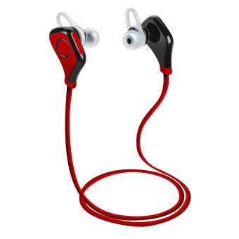 Jusheng S5 CSR4.0 Wireless Bluetooth Headphones with Microphone (Red) - intl