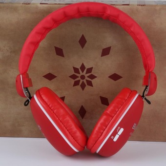 BT-27 Wireless Bluetooth Headphone Stereo Subwoofer (Red)