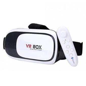 VR Box + Bluetooth Controller - Virtual Reality Glasses Kacamata 3D Card