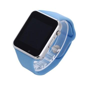 A1 arloji Bluetooth Cerdas Menonton Sport Pedometer Smartwatch (Blue) - intl