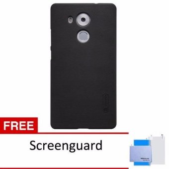 Nillkin Original Super Hard Case Frosted Shield For Huawei Ascend Mate 8 - Hitam + Free Screen Protector(Black)