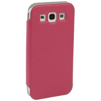 Blz Flip Leather Case Cover Pouch with Holder for Samsung Galaxy SIII / i9300 - Magenta