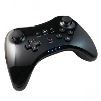 New Black Classic Dual Analog Wireless Bluetooth Remote U Pro Game Controller Gamepad for Nintendo Wii U