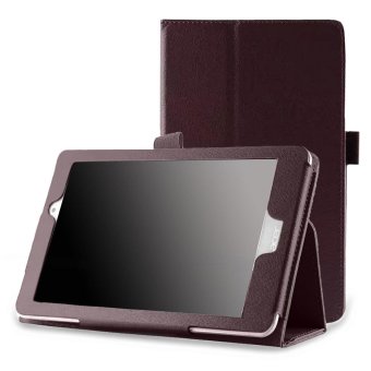 PU Leather Multi-Angle Stand Magnetic Smart Cover Case For Acer Iconia Tab 8 A1-840FHD A1-840 FHD 8-Inch (Brown) - intl