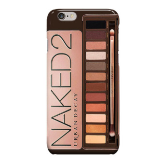 Indocustomcase Naked 2 Urban Decay Cover Hard Case for Apple iPhone 6 Plus - Cokelat