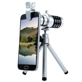 LIEQI LQ-015 12X Camera Telescope Zoom For Mobile Phone (Silver)