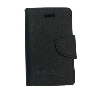 Elephant Samsung Galaxy Pocket Neo S5310 / Galaxy Pocket Y Neo S5312 / Galaxy Pocket Duos S5302 / Galaxy Y Duos Flipshell / Flipcover / Leather Case - Hitam