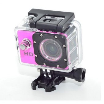 Fantasy 720P HD 2 inch Waterproof Sport Action Camera (Pink)