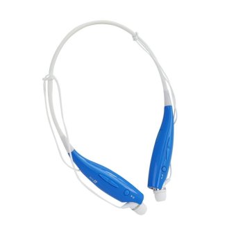 Blz Headset Bluetooth Dua Channel MP3 Headphone - HBS-730 - Biru