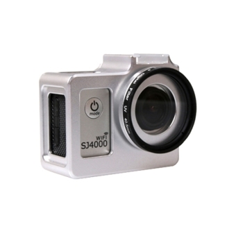 SUNSKY Universal Aluminum Alloy Protective Case with 40.5mm UV Filter Lens Protective Cap for SJCAM SJ4000 SJ4000 Wifi SJ4000+ Wifi SJ6000 SJ7000 Sport Action Camera