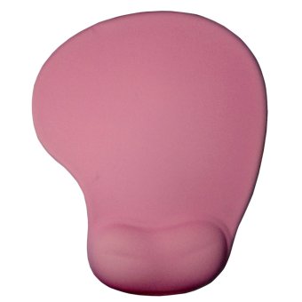 Mousepad Gel Wrist Mouse Pad - Pink