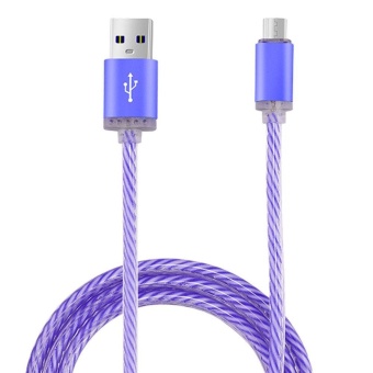 Glow LED Charger Luminescent Charging Date Sync Cable For Samsung Galaxy S3 S4 S5 S6 S7 - intl