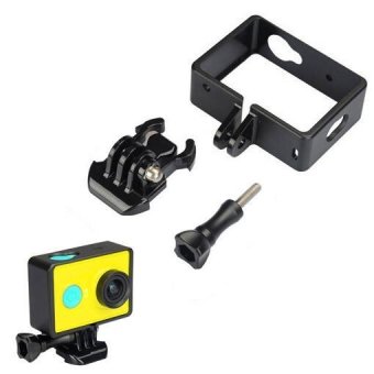 5pcs Frame Protective Standard Frame case for Xiaomi Yi Frame Xiaoyi Action Camera Frame Case With base Mount + Screw - intl