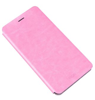MOFI PU Leather and Soft TPU Cover for Samsung Galaxy C7 / C7000 (Pink)
