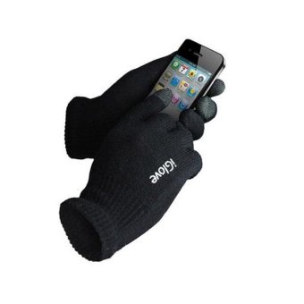Touch iGlove Gloves for Smartphones & Tablet - Hitam