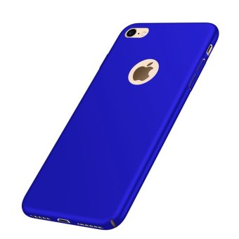 NingMao lancar melindungi kulit tahan guncangan sangat tipis pelindung seluruh badan tahan gores Case untuk iPhone 6/6s (sutra biru) - International