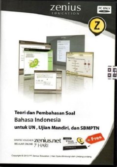 Zenius Set CD SMA Bahasa Indonesia