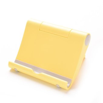 Velishy Stand Mount Holder Multi Angle for iPad iPhone (Yellow)
