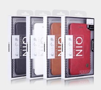 Nillkin for huawei nexus 6p for Google nexus 6p Vintage Qin wallet flip leather case 360 degree protection back cover case (White) - intl