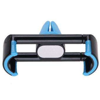 Cocotina Universal 360° Rotating Accessories Auto Interior Car Air Vent Mount Cradle Holder for Mobile Phone GPS (Black & Blue)