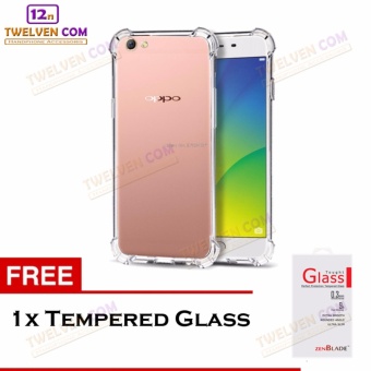 Zenblade Anti Shock Anti Crack Softcase Casing for Oppo F1 Plus - Free Tempered Glass