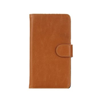 Flip Leather Wallet Case Cover For Samsung Galaxy Note Edge N9150 Coffee
