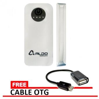Aldo Mobile Powerbank 5600 mAh - Original + Free Cable OTG