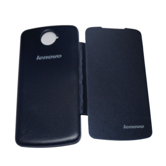 Cantiq Leather Case Sarung For Lenovo S920 Flip Cover Kulit Hardcase/ Leather Cover - Biru Tua