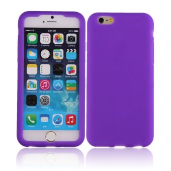 VAKIND Soft Silicone Case Protect Skin for iPhone 6 4.7Inch Purple 
