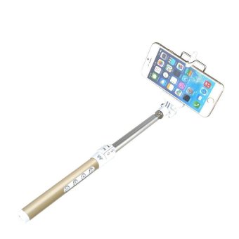SQB802 Bluetooth Phone Accessory Wireless Extension Monopod forouterdoor with Mini Tripod Gold - Intl