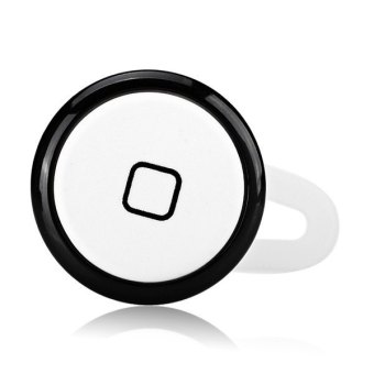 TimeZone YE-106 Super Mini Wireless Bluetooth Earphone Ear-hookIn-ear Headset With Mic (White) - Intl