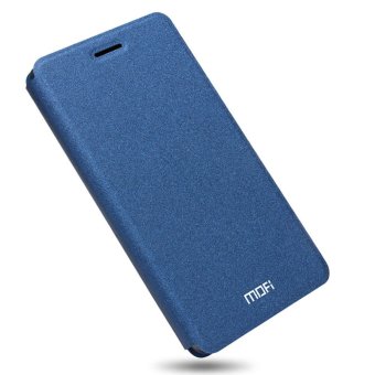 MOFI PU Leather Soft TPU Cover for OPPO A37 (Dark Blue)
