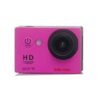 Bella Vision Action Camera BV S8 - Waterproof - Pink