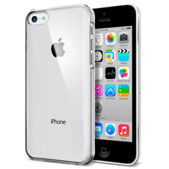 Softcase Ultrathin Soft for iPhone 5 - Abu-abu Clear