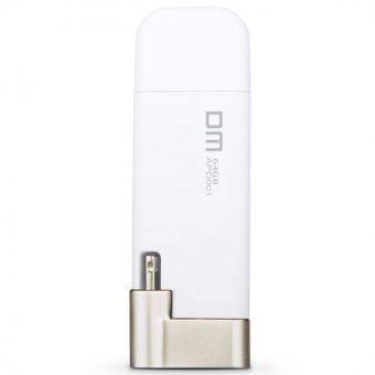 DM APD001 USB 2.0 Micro USB OTG U Disk for iPhone / iPad 64GB (White)