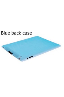 Moonar sangat tipis keras kembali penembusan cahaya selubung penutup Case untuk Apple iPad 4/3/2 (biru)