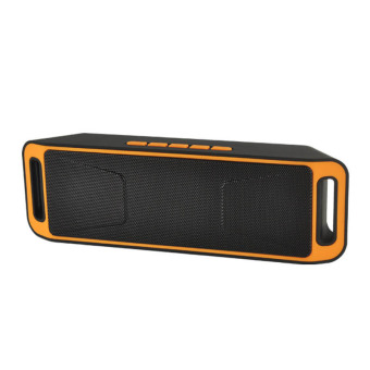 SC-208 Portable Wireless Bluetooth Speaker Outdoor Sport Subwoofer (Orange) - INTL