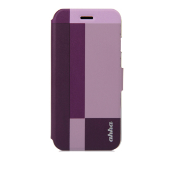 Ahha Sykes Mix 2 Flip Case iPhone 6 Plus - Ungu Checker