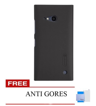 Nillkin Frosted Shield Hard Case untuk Nokia Lumia 730 - Hitam + Gratis Nillkin Screen Protector