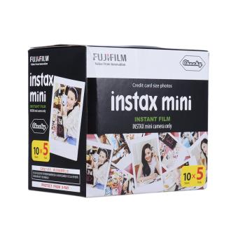 Fujifilm Instax Mini 50 Sheets White Film Photo Paper Snapshot Album Instant Print for Fujifilm Instax Mini 7s/8/25/90 Outdoorfree - intl