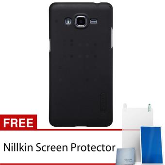 Nillkin For Samsung Galaxy J2 Prime Super Frosted Shield Hard Case Original - Hitam + Gratis Anti Gores Clear