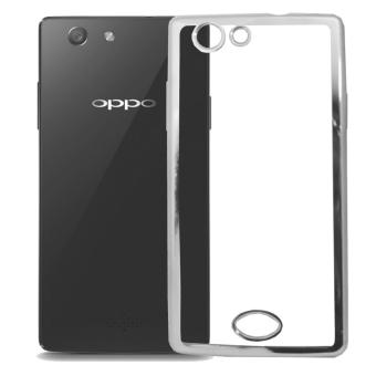 Softcase Silicon Jelly Case List Shining Chrome for Oppo Neo 5 (A31) - Silver