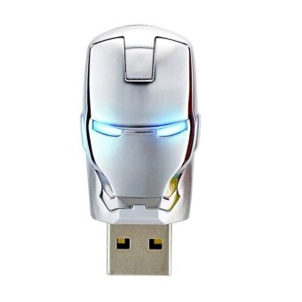 16GB Iron Man USB 2.0 High Speed Flash Storage Drive Memory Stick (Silver) – Intl - intl