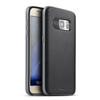 iPaky Slim TPU+PC Shockproof Hybrid Case for Samsung Galaxy S7 G9300 (Grey)