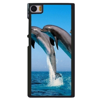 Dolphin Pattern Phone Case for Xiaomi Mi Note (Blue)