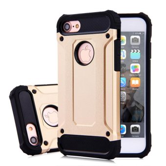 Asuwish Heavy Duty Phone Case Cases Hybrid Shockproof Silicone TPU Bag Rugged Armor Back Cover Shell For Apple iPhone 7 4.7 - intl