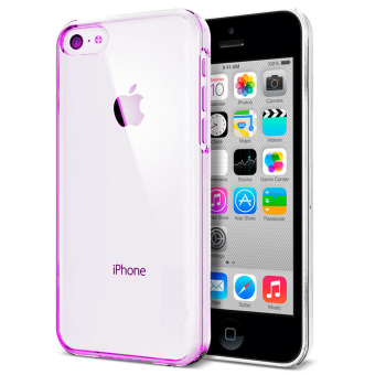 Softcase Ultrathin Soft for iPhone 5 - Ungu Clear