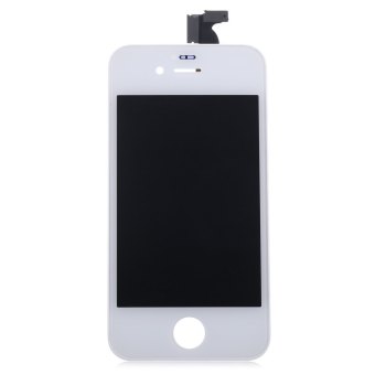 Penggantian LCD pembuatan layar + sentuh Digitizer alat perbaikan kaca telepon diatur untuk iPhone 4 (putih)