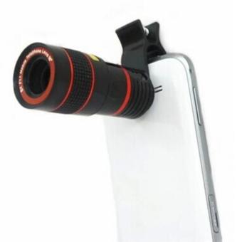 Universal 8X Optical Zoom Telescope Camera Lens Clip Mobile Phone Telescope For iPhone6 for Samsung for HTC for Huawei Xiaomi - intl